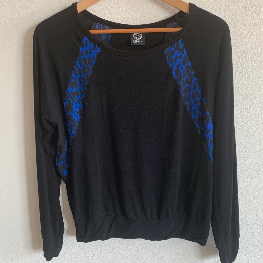 Bobeau Animal Print Top